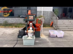 Schilproces in draagbare commerciële rijstmolen Gemakkelijk te installeren en draagbaar ontwerp